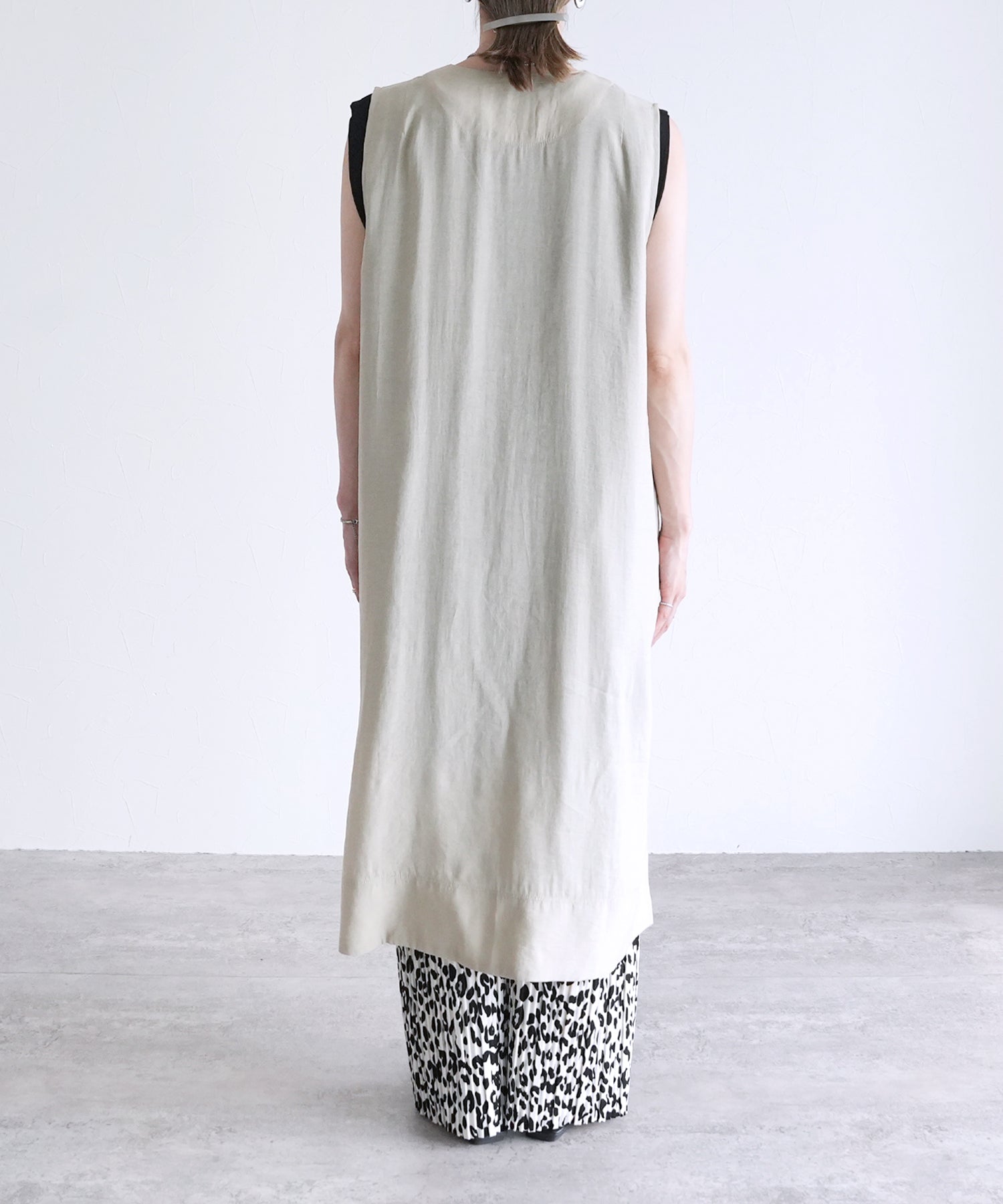 レカ reca シアーロングジレ(on5173216) (ブラック) ブラック