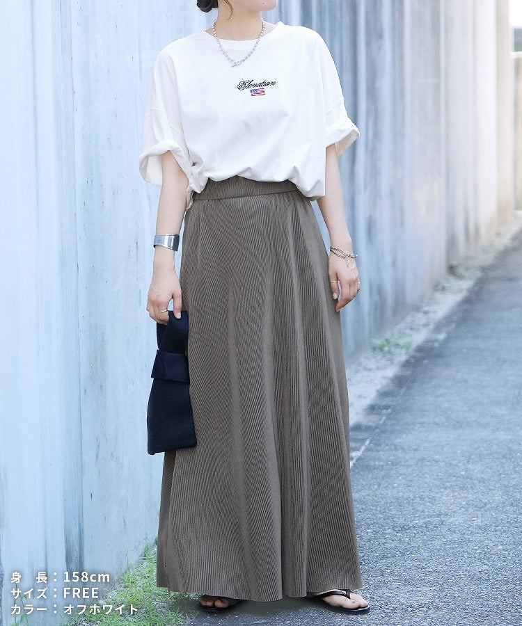 レカ reca 刺繍国旗ロゴTシャツ(day254682) (ネイビー) ネイビー