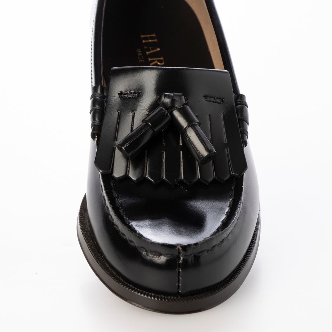 ハルタ HARUTA キルトタッセルローファー 313 (ブラック) ブラック