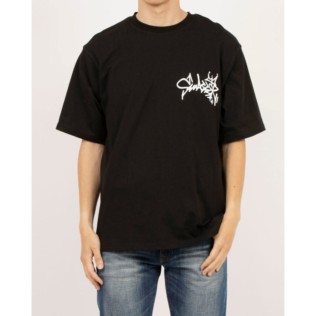 マガジンデモードコンタクト MAGASIN DE MODE CONTACT ビリヤードプリントTシャツ (ブラック) ブラック