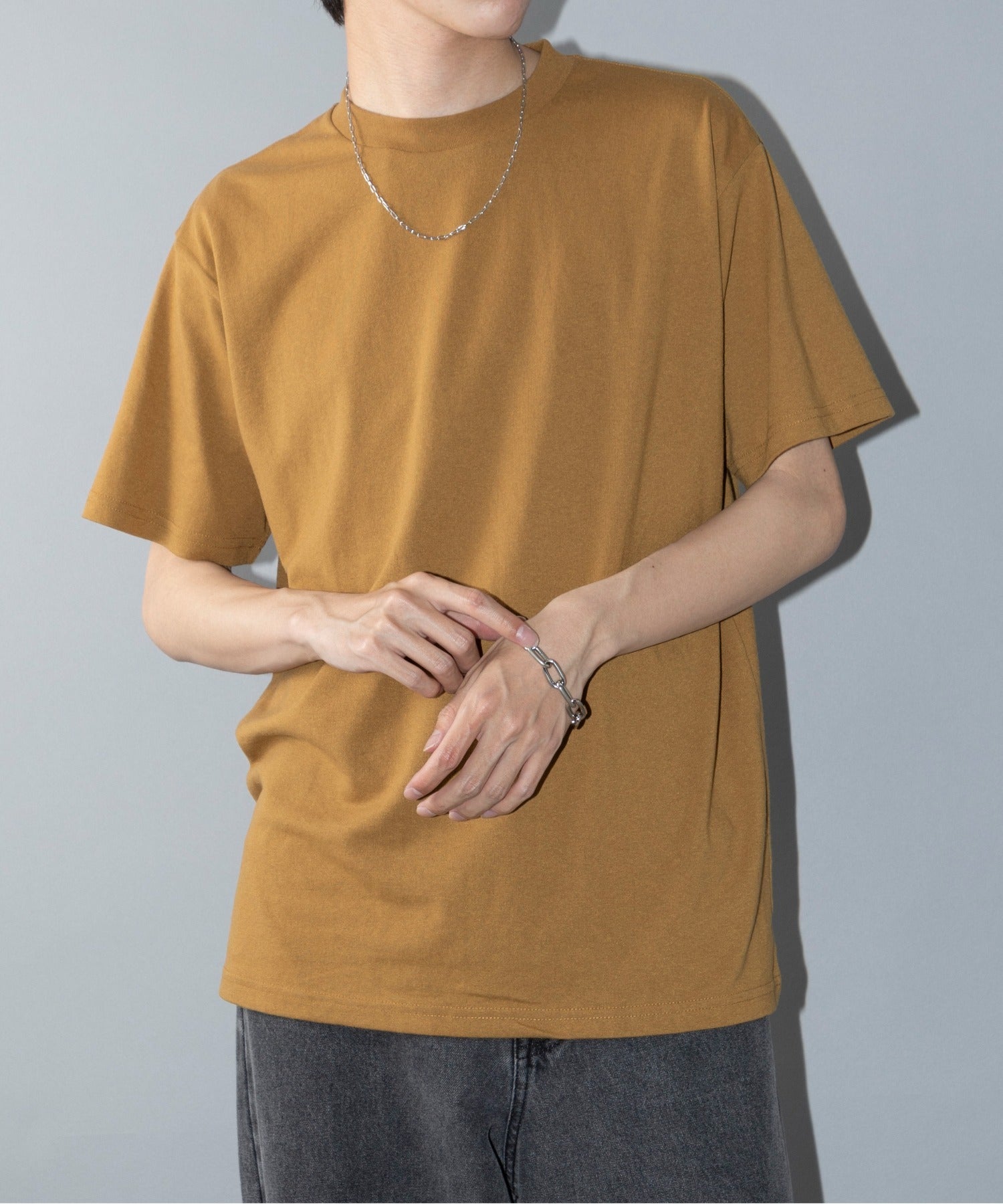 ヘルスニット Healthknit 【Healthknit】HR2301M001 MILITARY 2PACK S/S TEES 2枚セット半袖Tシャツ 吸水速乾/抗菌防臭※ (ブラウン) ブラウン