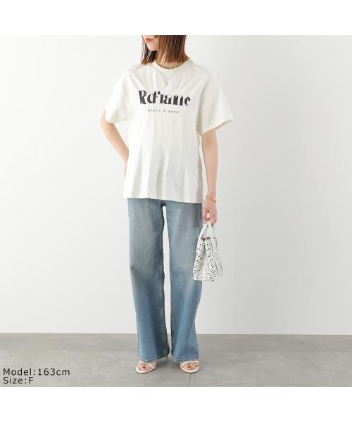ヘレンチア HERENCIA HERENCIA Tシャツ Reframe Logo Relax T-Shirt H526110 ロゴ (3/チャコールグレー) 3/チャコールグレー