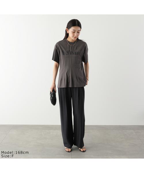 ヘレンチア HERENCIA HERENCIA Tシャツ Reframe Logo Relax T-Shirt H526110 ロゴ (3/チャコールグレー) 3/チャコールグレー