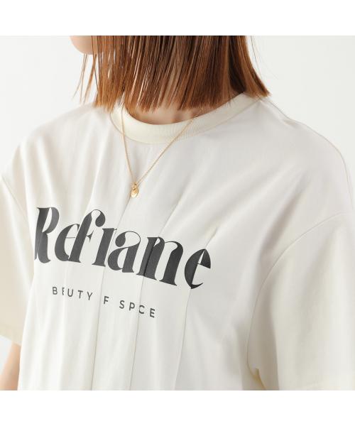 ヘレンチア HERENCIA HERENCIA Tシャツ Reframe Logo Relax T-Shirt H526110 ロゴ (3/チャコールグレー) 3/チャコールグレー