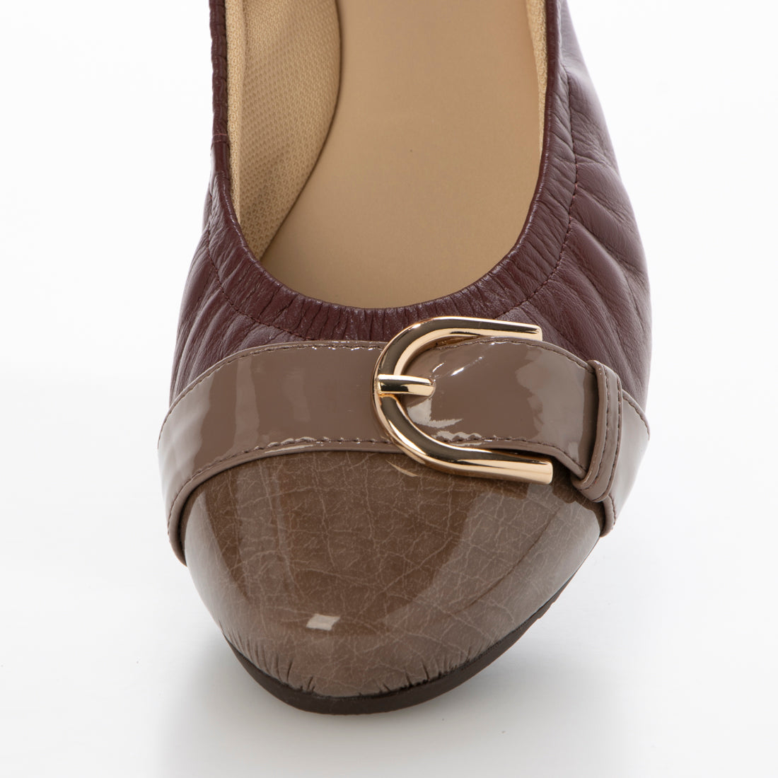 ヒミコ 卑弥呼 〈24AW新色〉【撥水レザー】バックルスニーカーパンプス/643104