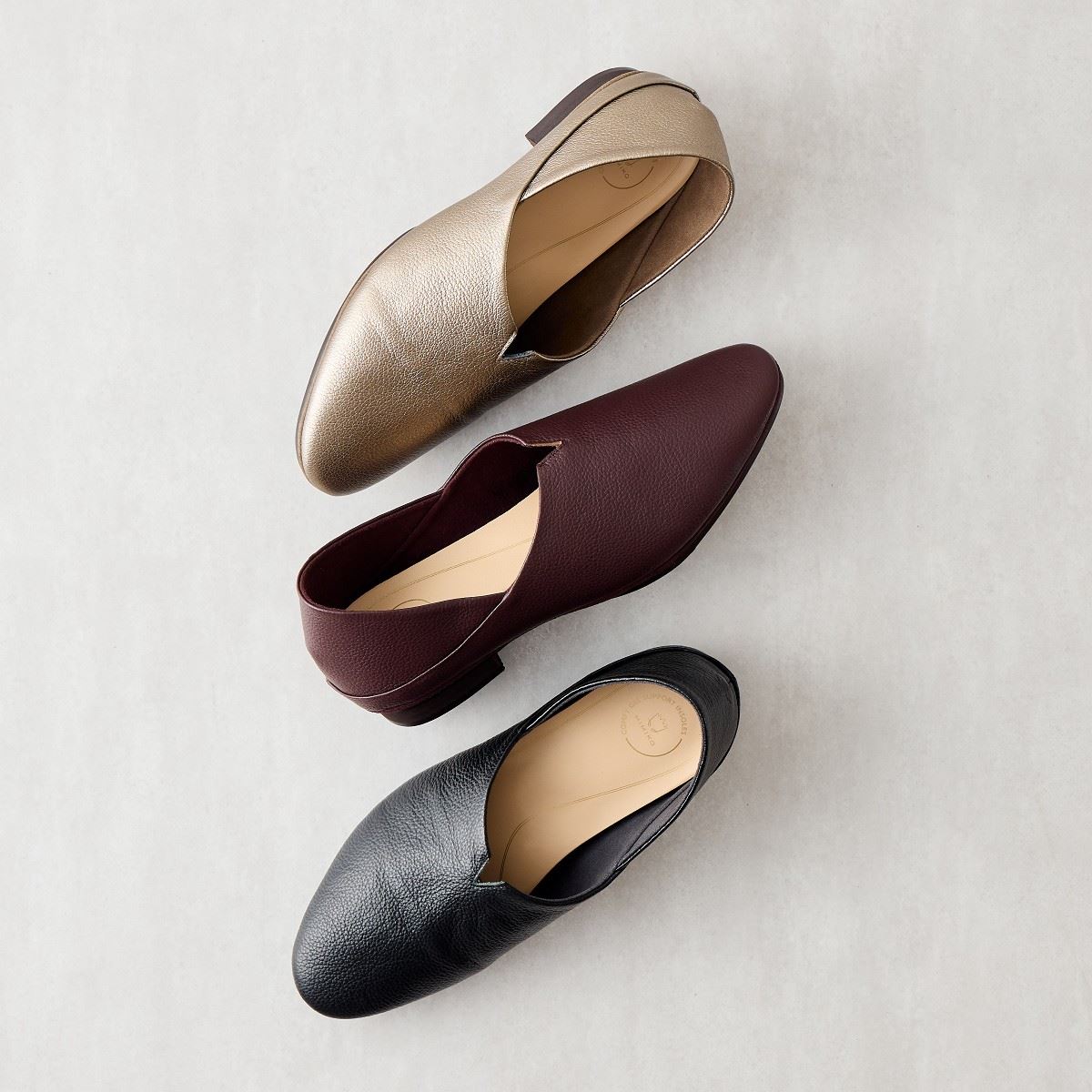 ヒミコ 卑弥呼 【ジェルインソール/撥水レザー】ソフトフラットシューズ/635305