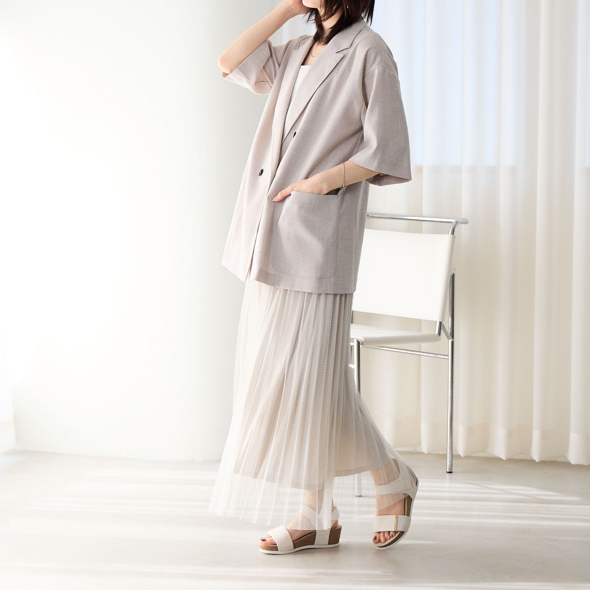 ヒミコ 卑弥呼 メタルパーツスポーツサンダル/651203 (キャメル) キャメル