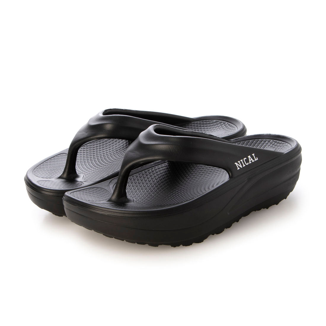 ヒミコ 卑弥呼 【NICAL】リカバリートングサンダル/554209 (ブラック) ブラック