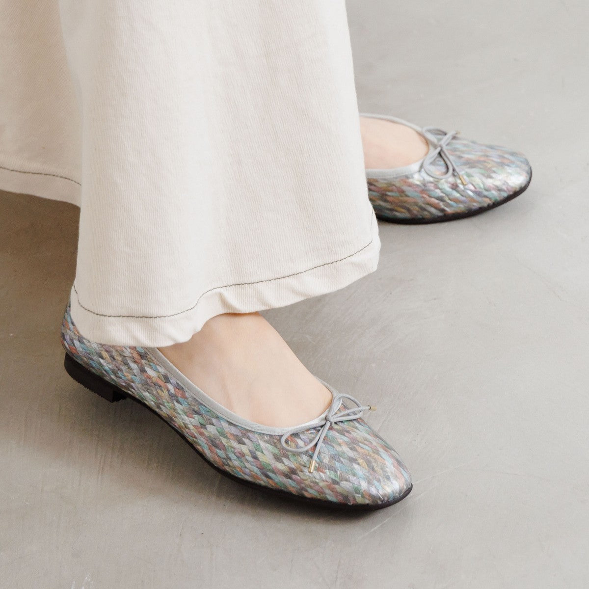 ヒミコ 卑弥呼 バレエパンプス/651307 (ベージュ/C) ベージュ/C