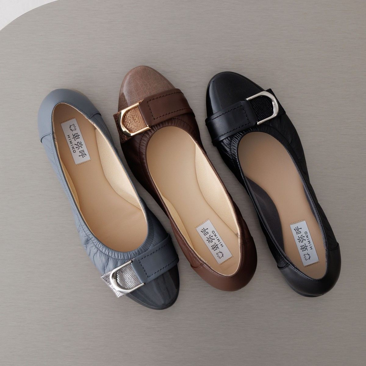 ヒミコ 卑弥呼 メタルベルトスニーカーパンプス/653301 (ブラック) ブラック