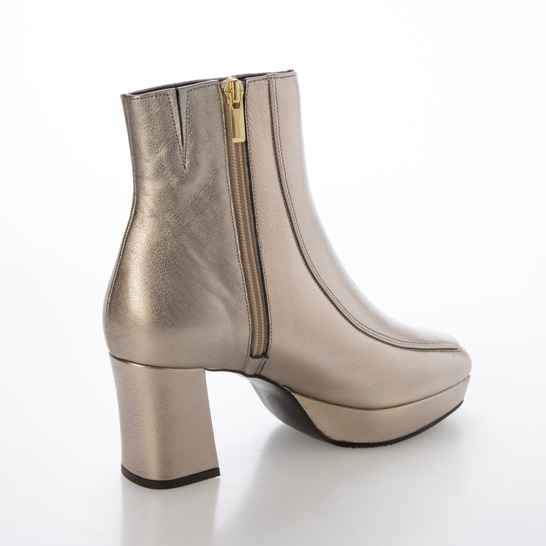 ヒミコ 卑弥呼 スクエアトゥストームブーツ/651413 (ゴールド) ゴールド