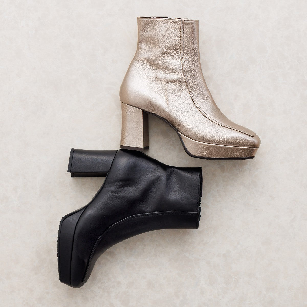 ヒミコ 卑弥呼 スクエアトゥストームブーツ/651413 (ブラック) ブラック