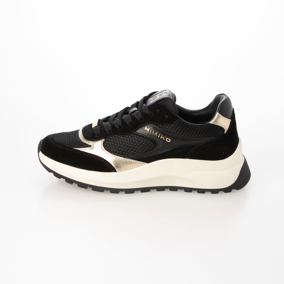 ヒミコ 卑弥呼 【レザースニーカー】コンビデザインスニーカー/607005 (ブラック) ブラック