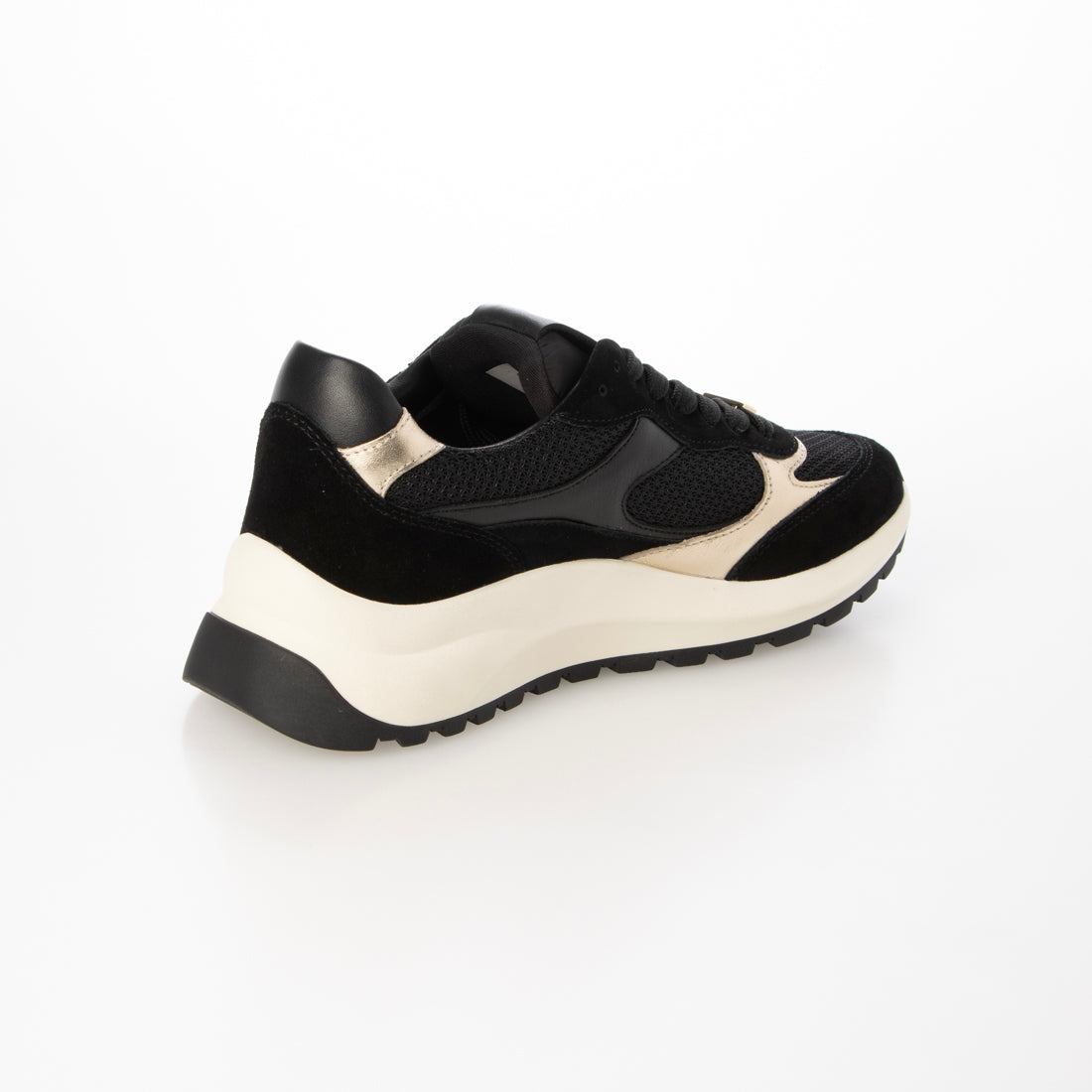 ヒミコ 卑弥呼 【レザースニーカー】コンビデザインスニーカー/607005 (ブラック) ブラック