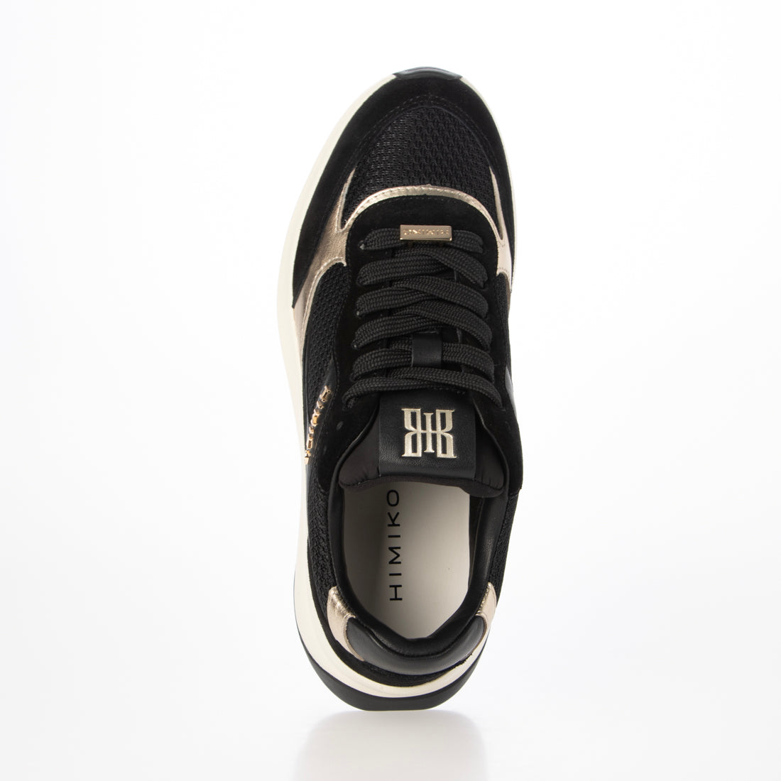 ヒミコ 卑弥呼 【レザースニーカー】コンビデザインスニーカー/607005 (ブラック) ブラック