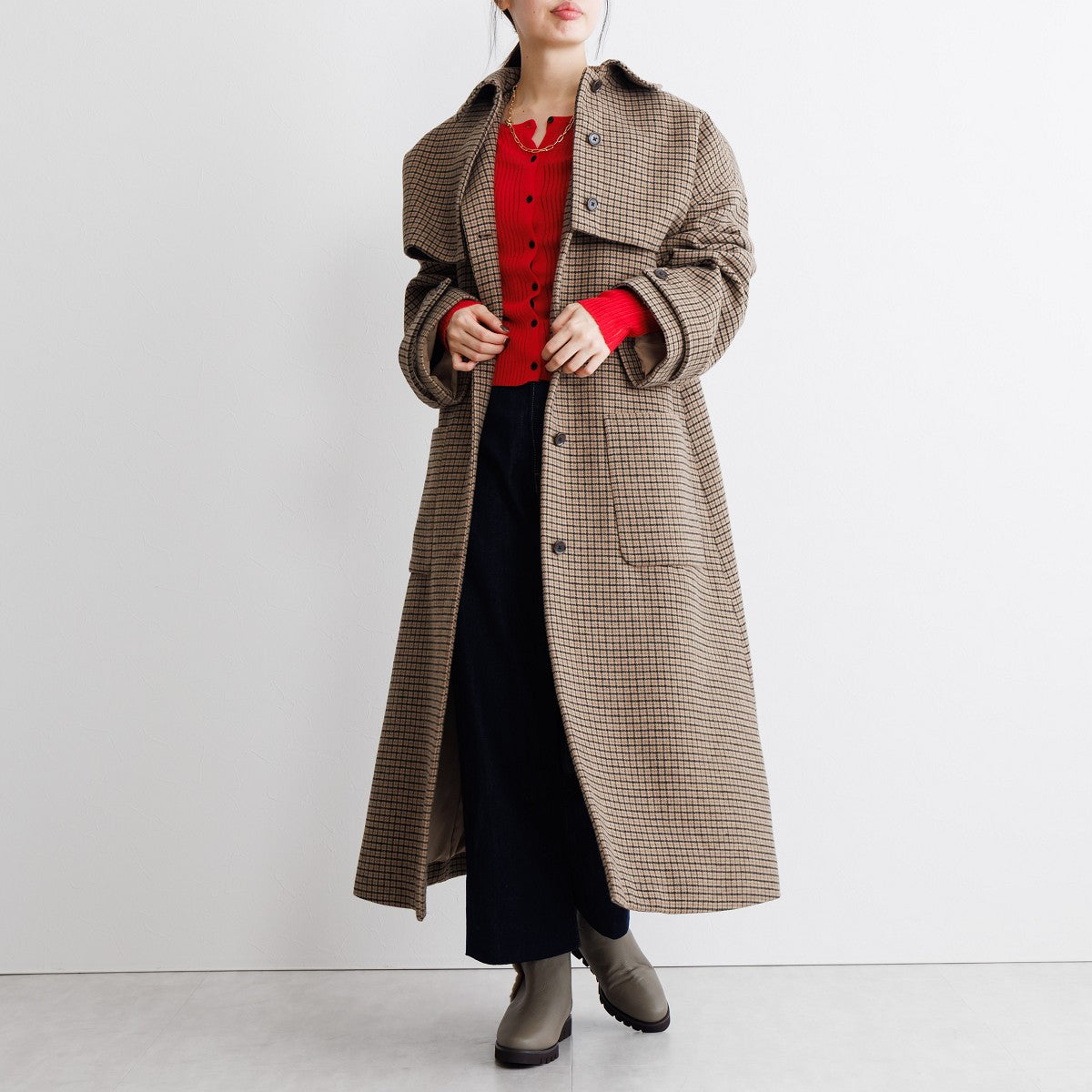 ヒミコ 卑弥呼 ウェーブソールボアブーツ/651416 (カーキ) カーキ