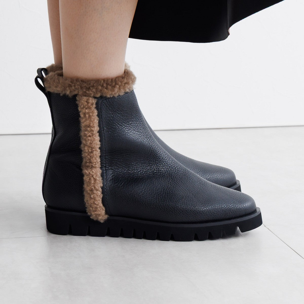 ヒミコ 卑弥呼 ウェーブソールボアブーツ/651416 (カーキ) カーキ