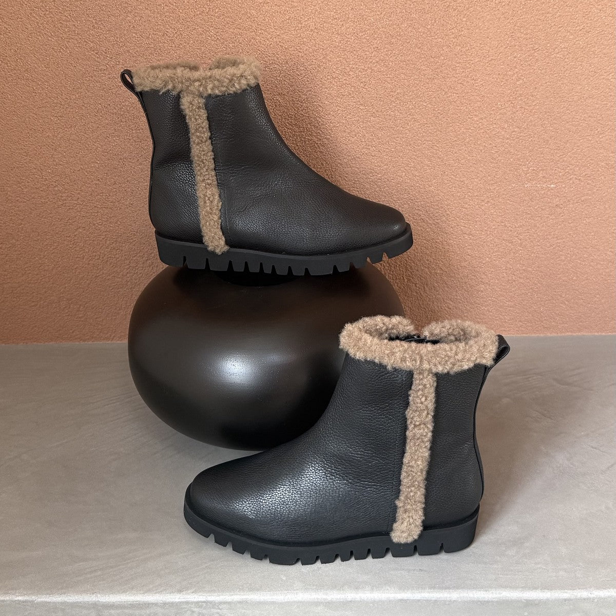 ヒミコ 卑弥呼 ウェーブソールボアブーツ/651416 (カーキ) カーキ