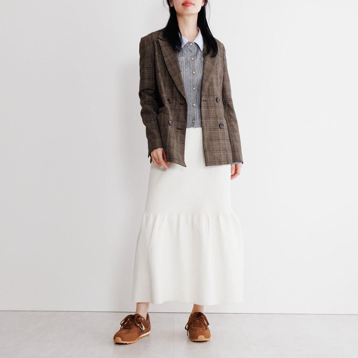 ヒミコ 卑弥呼 フラットスエードコンビスニーカー/657302 (ブラウン) ブラウン