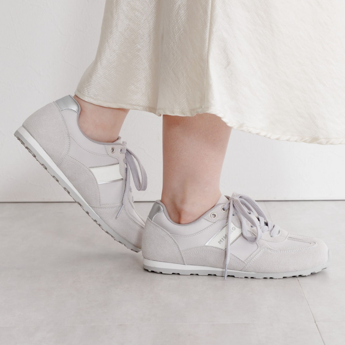 ヒミコ 卑弥呼 フラットスエードコンビスニーカー/657302 (グレー) グレー