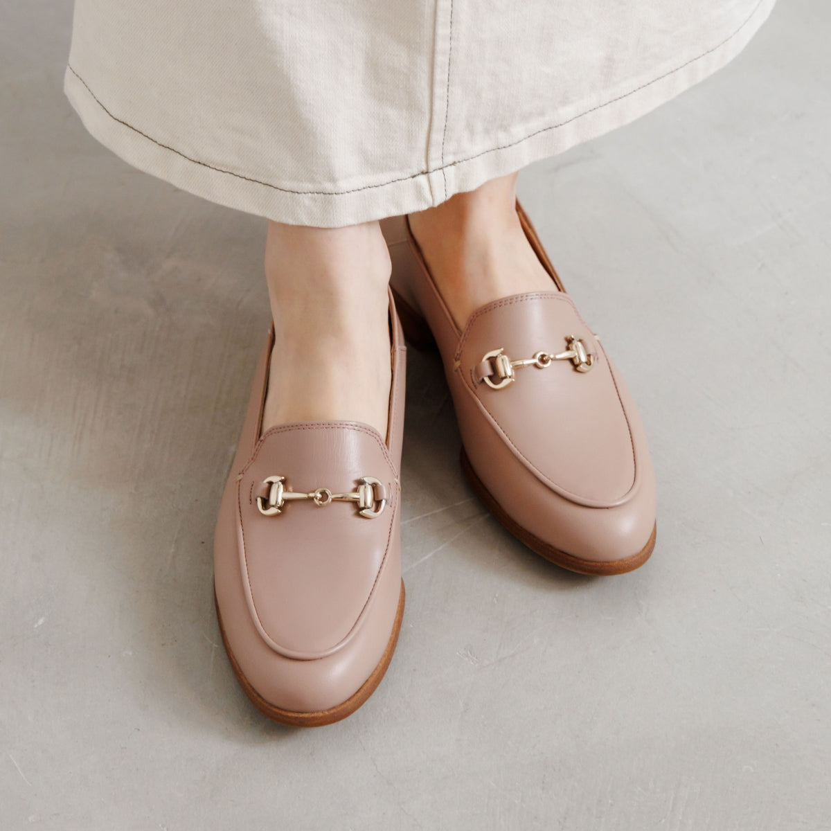 ヒミコ 卑弥呼 バブーシュビットローファー/651304 (ピンク) ピンク