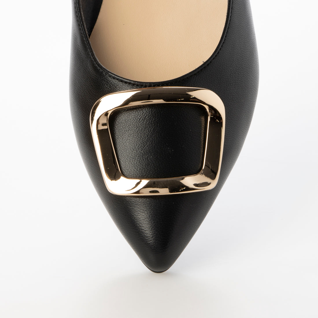 ヒミコ 卑弥呼 【WEB限定デザイン】<本革>バックルデザインローヒールパンプス/631151