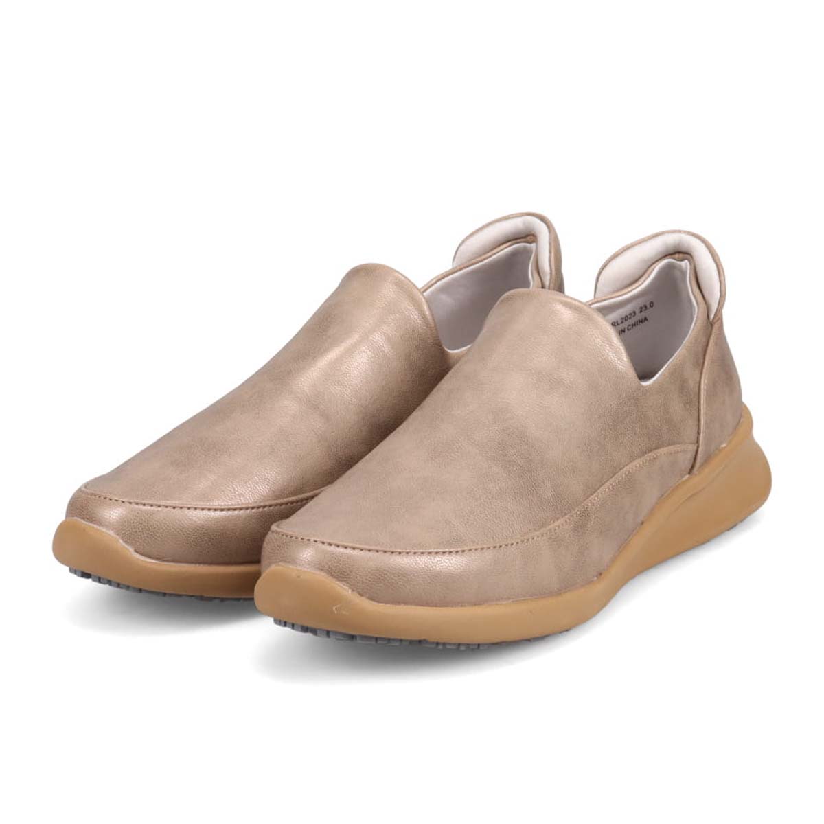 ヒロココシノオム HIROKO KOSHINO HOMME HIROKO KOSHINO FEMME グラスファイバー入り寒冷地用ソールの上品なスリップオン HRL2023 (ライトブラウン) ライトブラウン