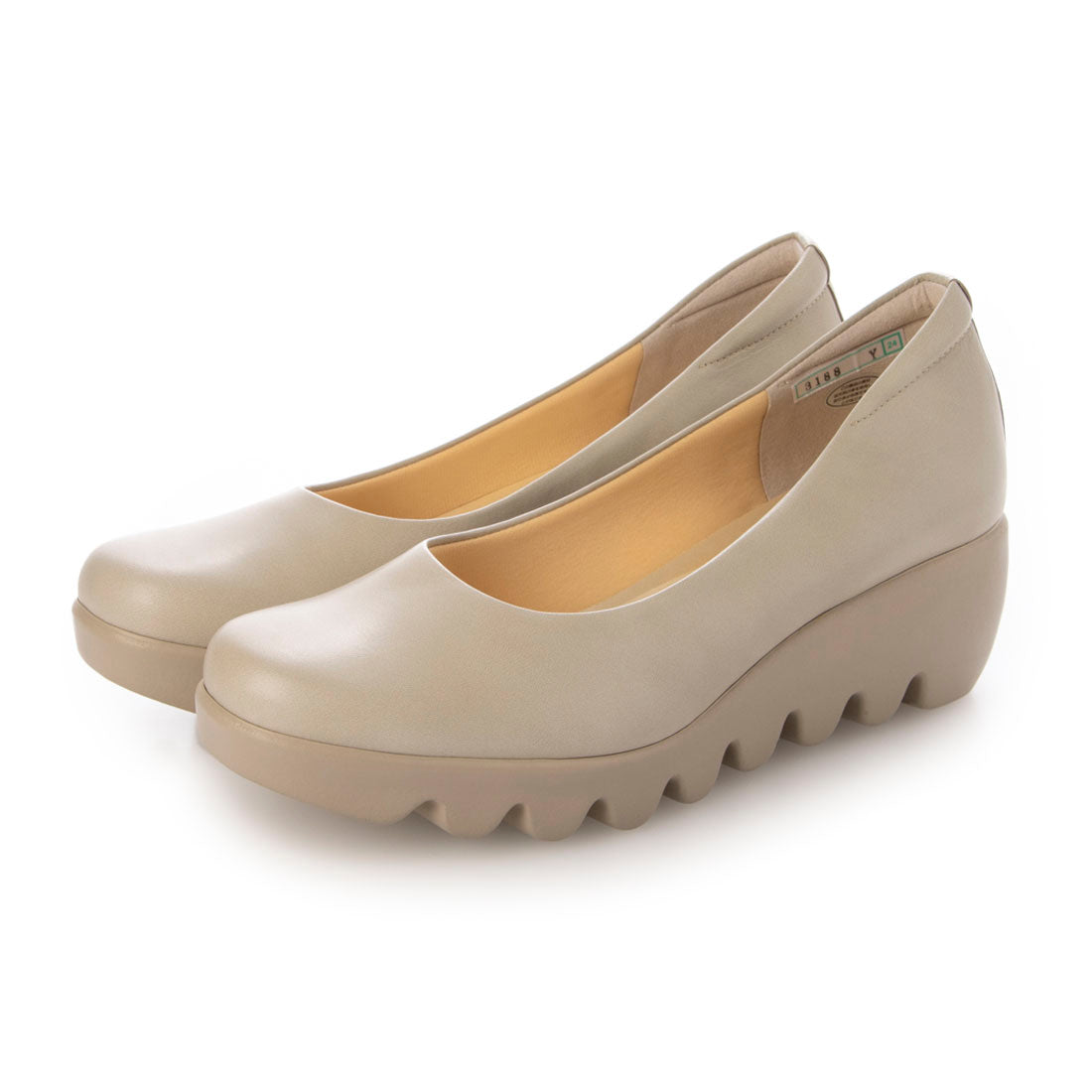 ヒルズアヴェニュー HILLS AVENUE プレーンウェーブソール リミテッド,ベージュ