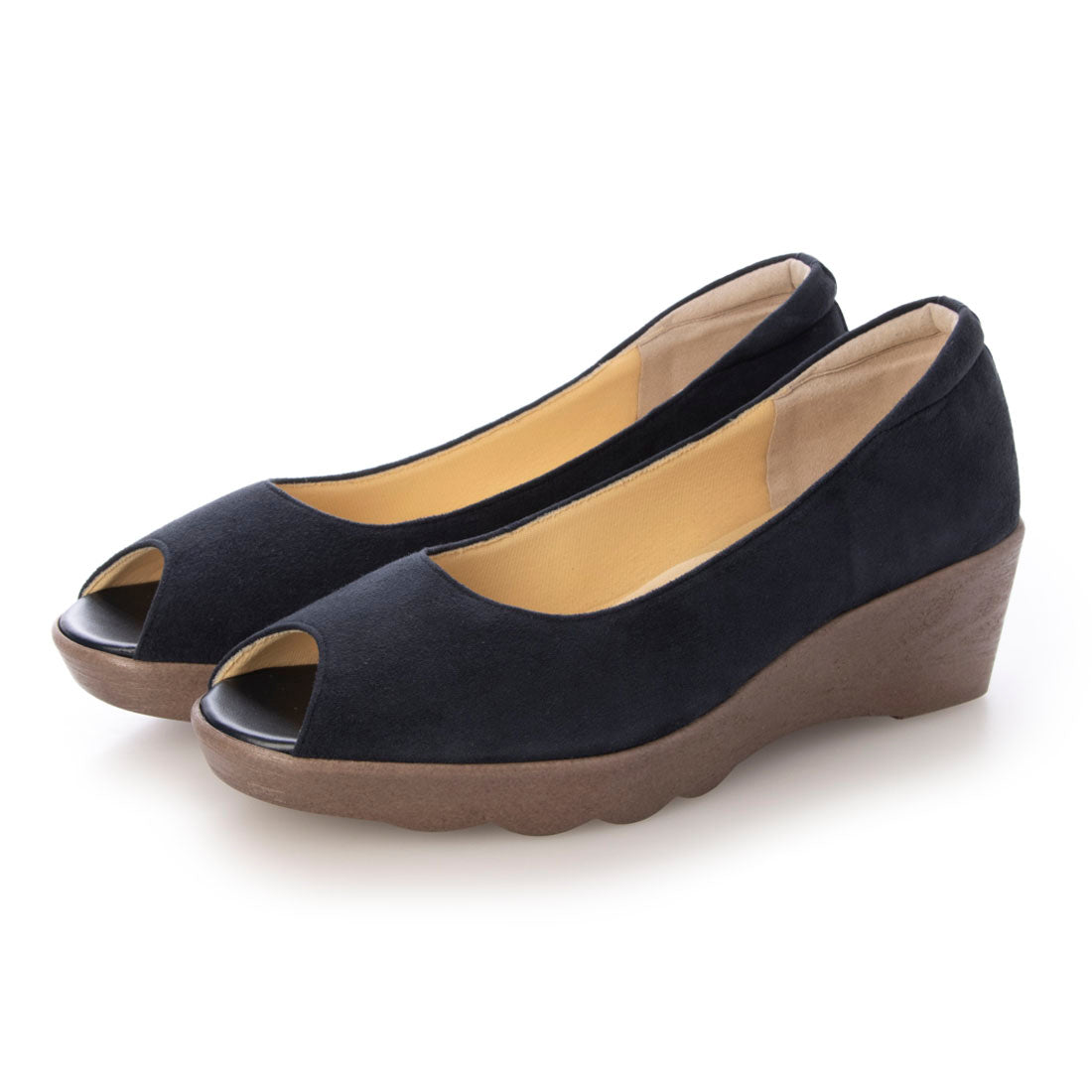 ヒルズアヴェニュー HILLS AVENUE オープントゥスエードクリアウェーブソール