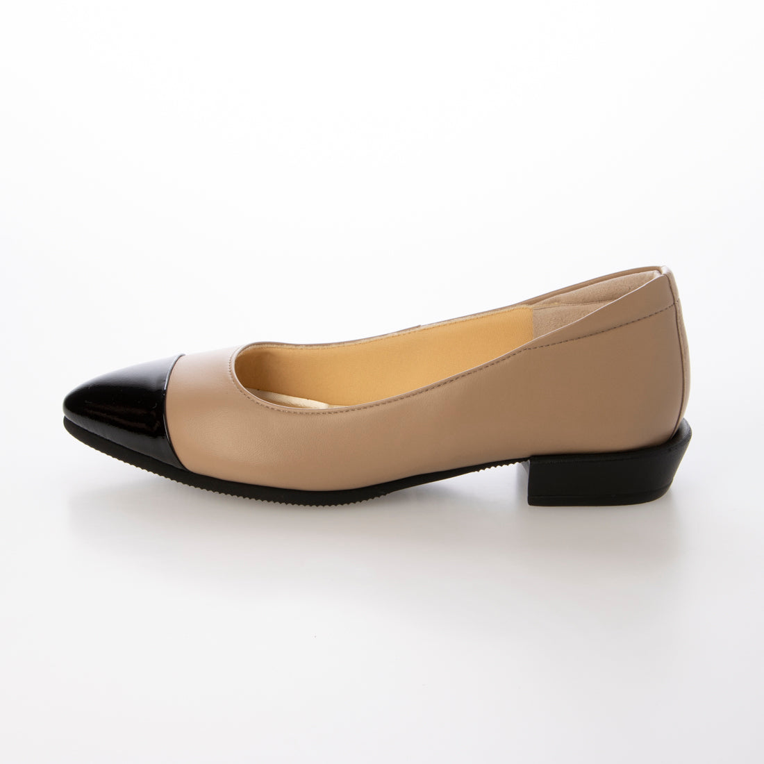 ヒルズアヴェニュー HILLS AVENUE ブルーナローヒール (ベージュブラック) ベージュブラック