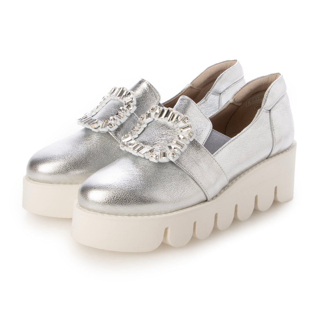 ヒルズアヴェニュー HILLS AVENUE ブランカ スリッポン (シルバー) シルバー