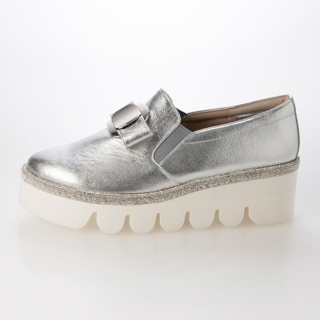 ヒルズアヴェニュー HILLS AVENUE エミリー スリッポン (シルバー) シルバー