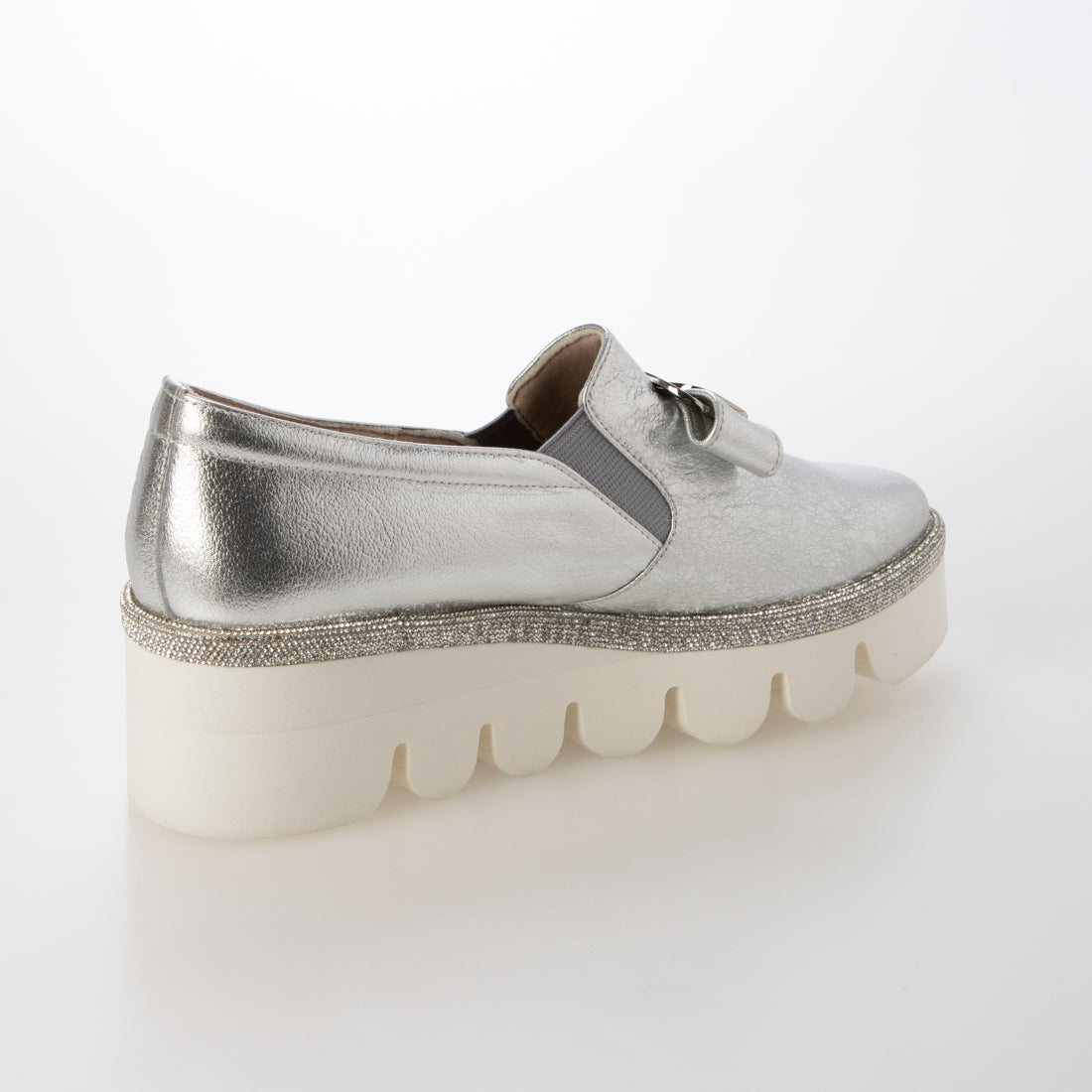 ヒルズアヴェニュー HILLS AVENUE エミリー スリッポン (シルバー) シルバー