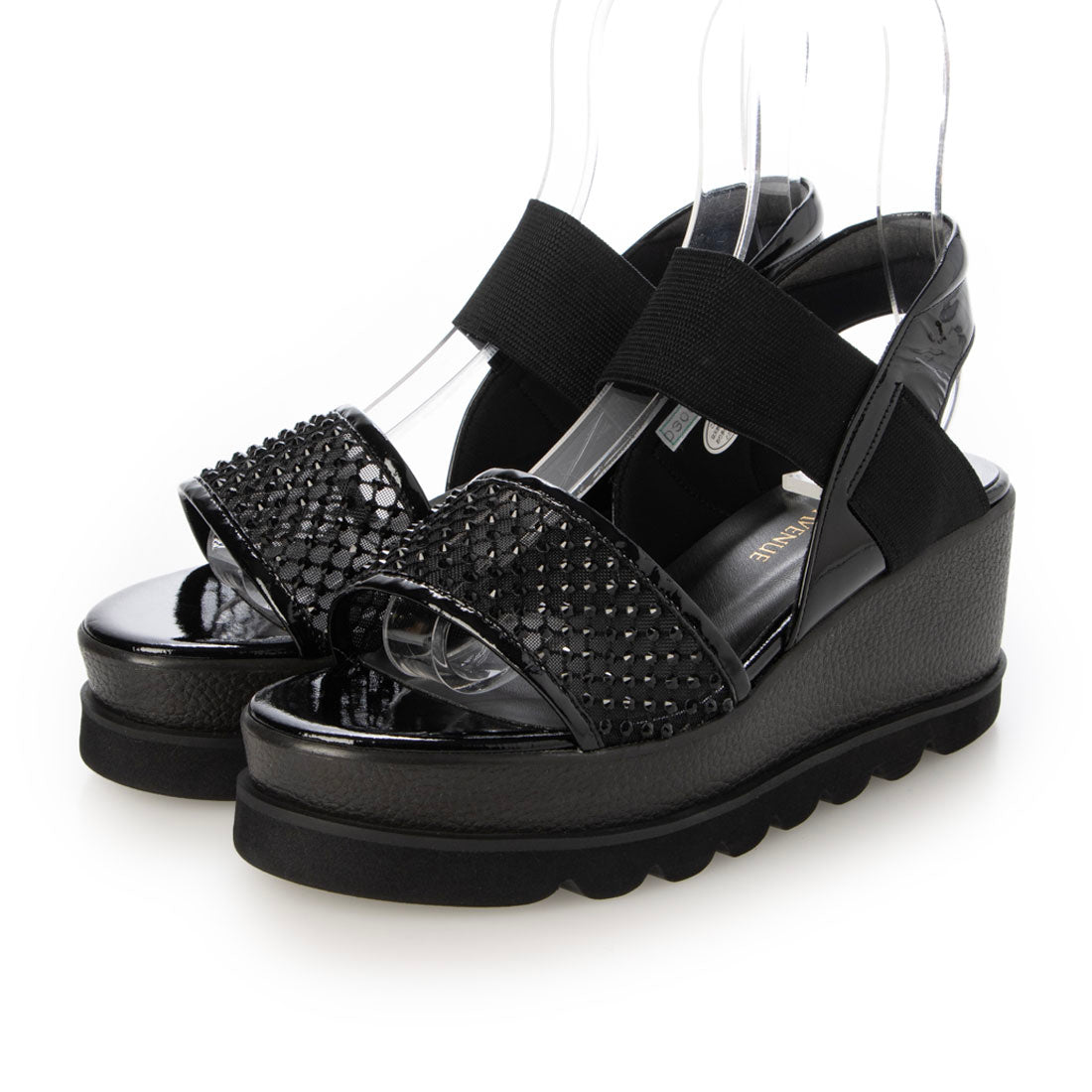 ヒルズアヴェニュー HILLS AVENUE ジャネット サンダル (ブラック) ブラック