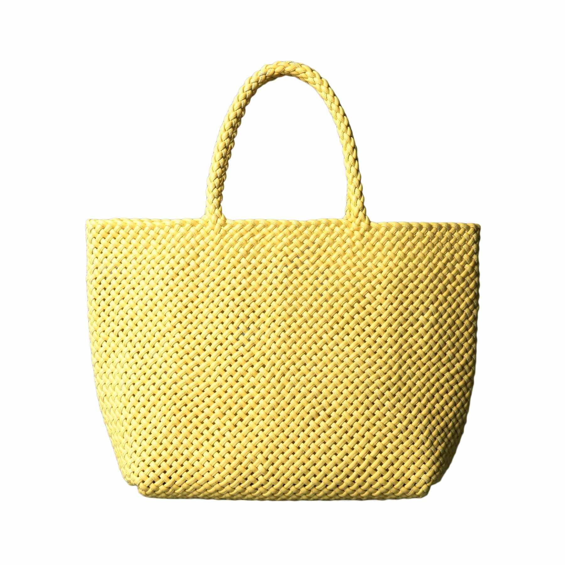 ヒロフ HIROFU 【ブレッツァナッパレース】レザーメッシュトートバッグ L 本革 (レモネード) レモネード(130)