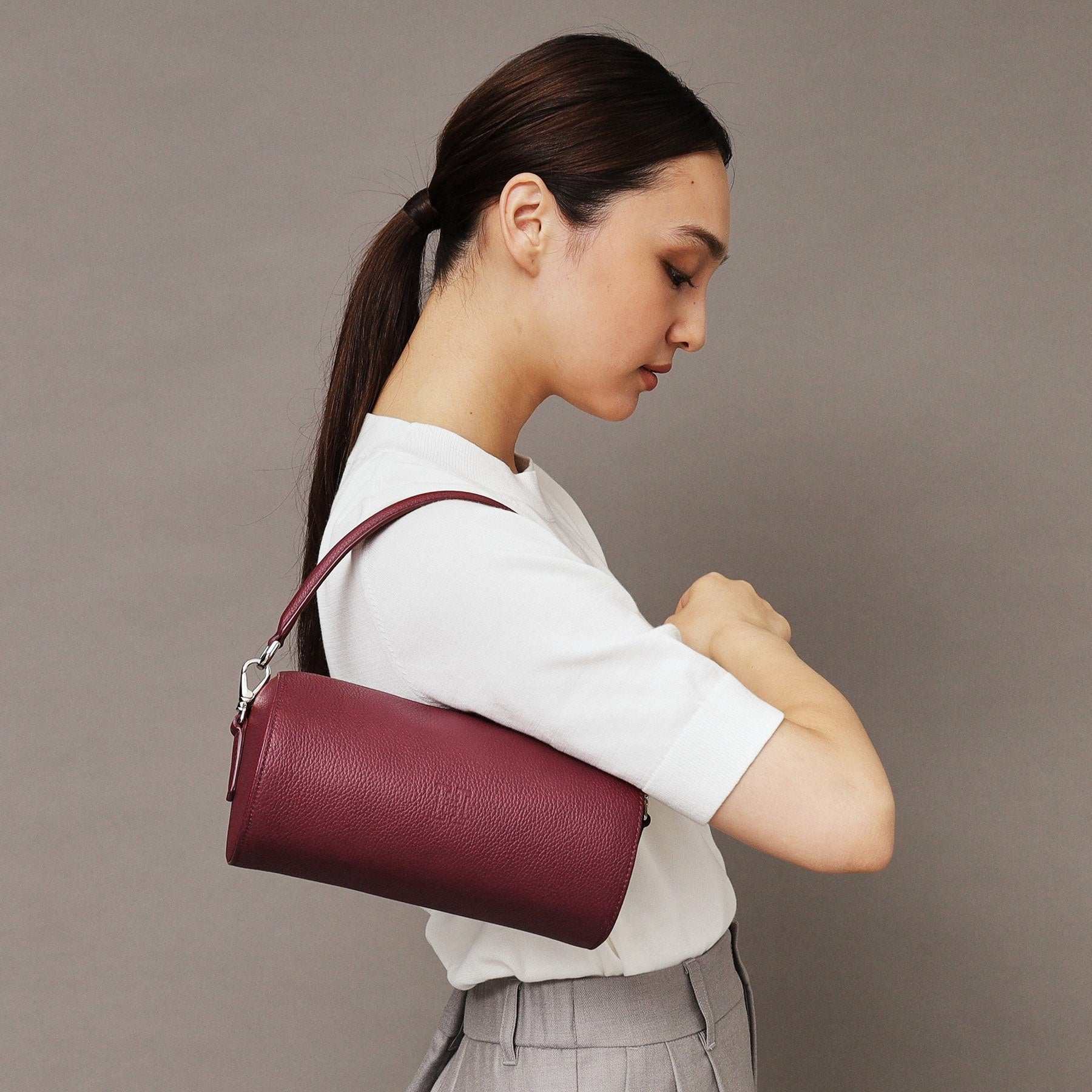 ヒロフ HIROFU 【プリマCMH】 レザーハンドバッグ 2WAY S 本革 ミニバッグ (ジャズ(464)) ジャズ(464)