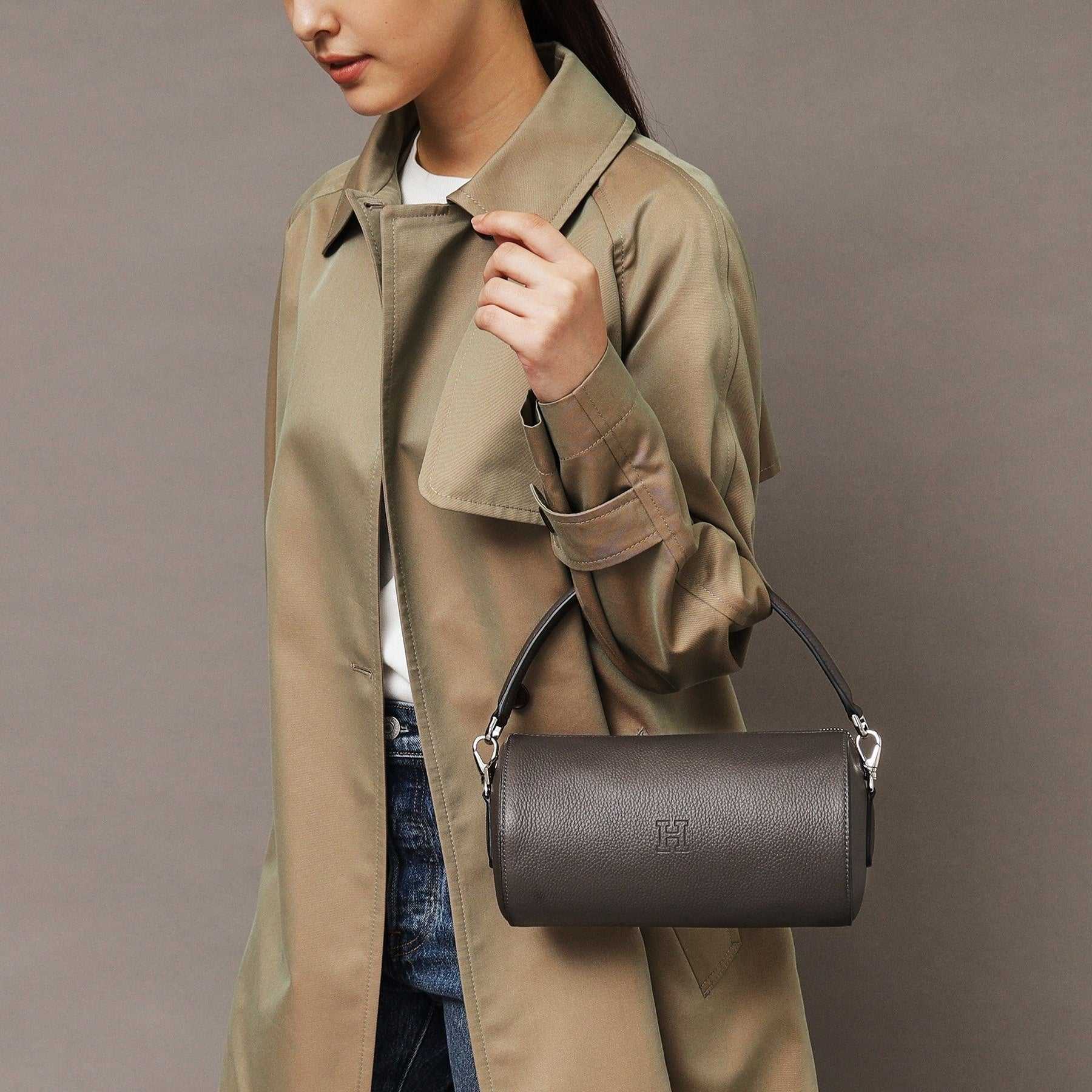 ヒロフ HIROFU 【プリマCMH】 レザーハンドバッグ 2WAY S 本革 ミニバッグ (ジャズ(464)) ジャズ(464)