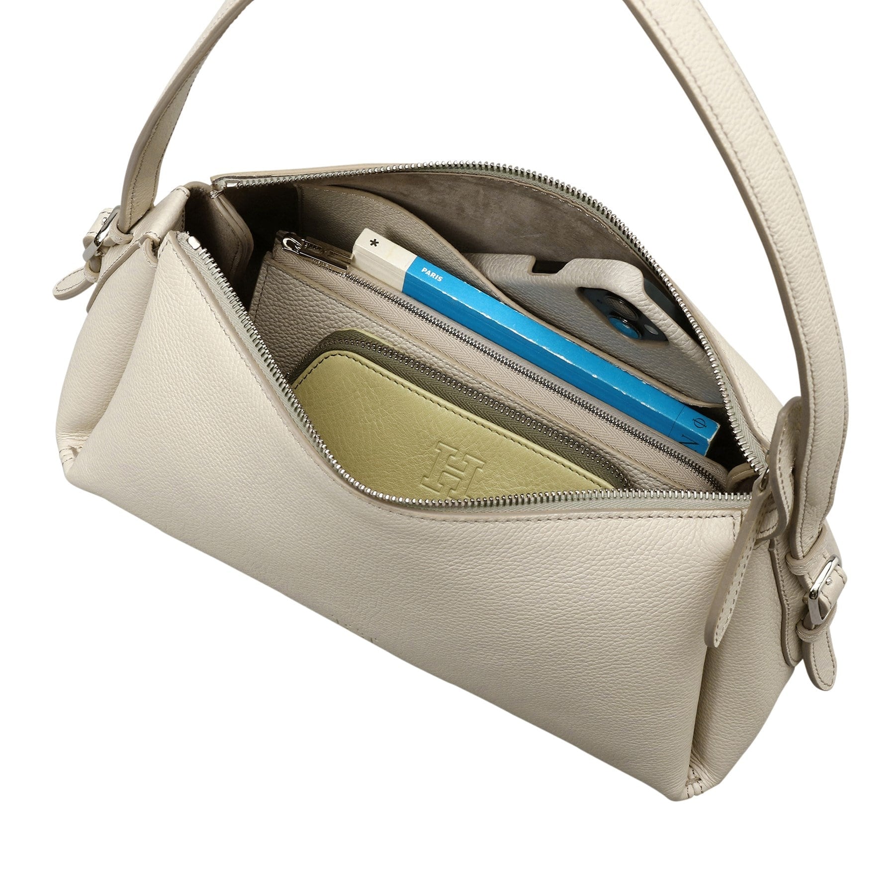 ヒロフ HIROFU 【サルト】2WAY レザーショルダーバッグ S 本革 (ツンドラ(710)) ツンドラ(710)