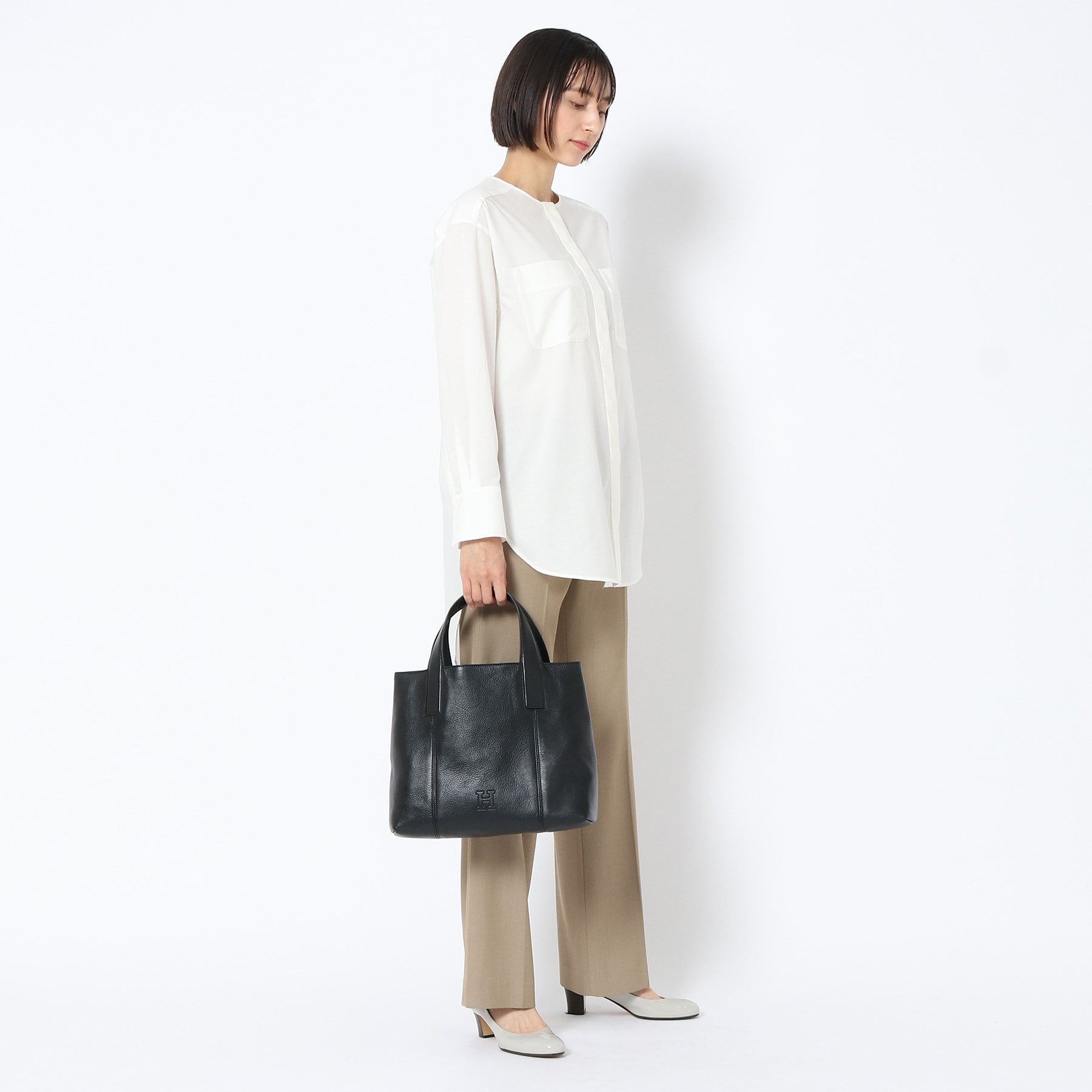 ヒロフ HIROFU 【ヴィータ】レザートートバッグ M 本革