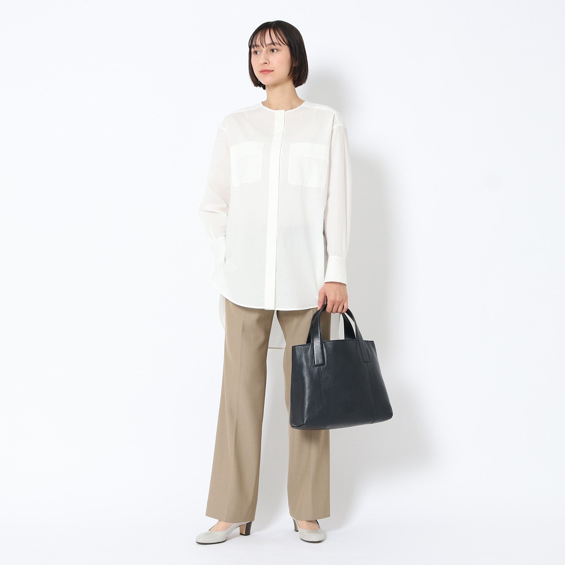 ヒロフ HIROFU 【ヴィータ】レザートートバッグ M 本革