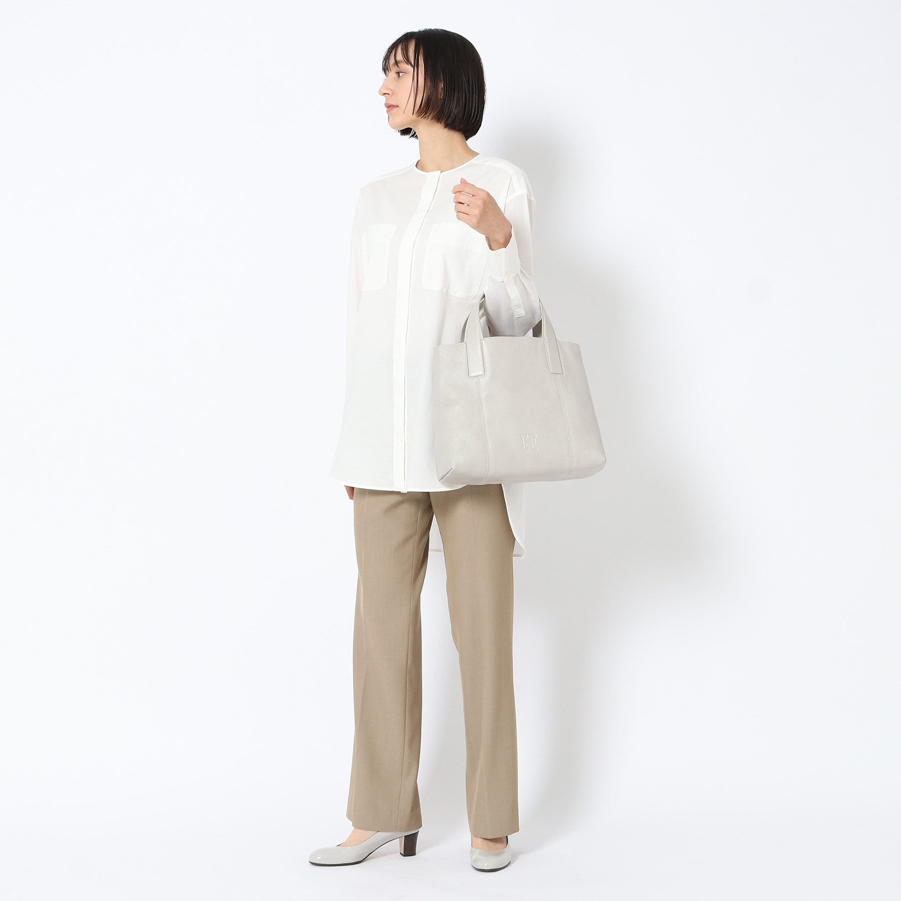 ヒロフ HIROFU 【ヴィータ】レザートートバッグ M 本革