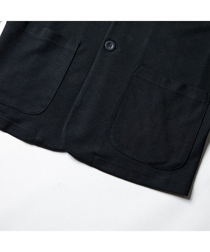 ジェネレス GENELESS テーラードジャケット メンズ 長袖 七分袖 アウター 大きいサイズ 全4色 ネイビー ブルー 黒 グレー