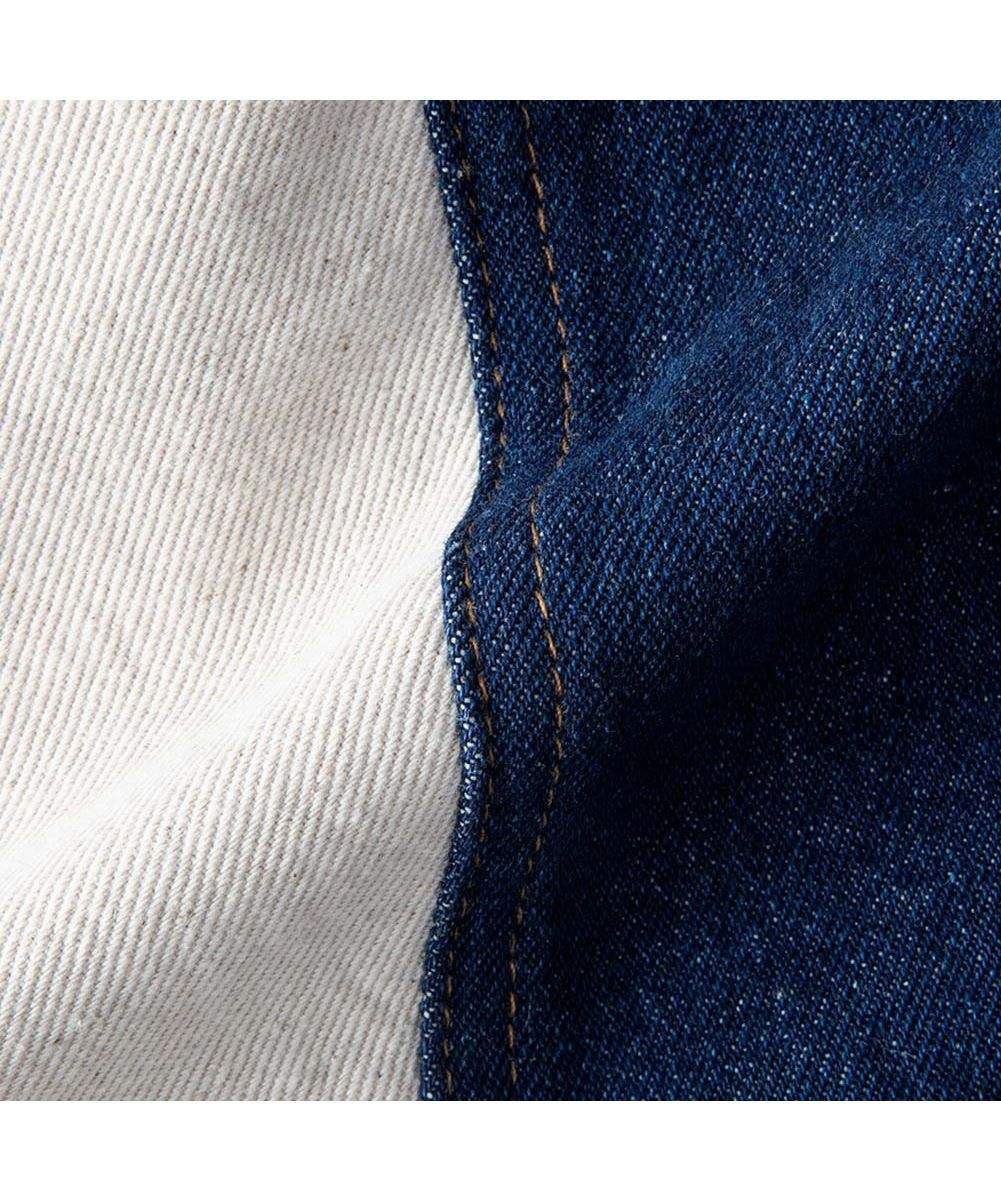 GENELESS Stadium Jacket Men's Denim Winter Oversized Loose Fit Color Block Denim Stadium Jacket Big Size Retro