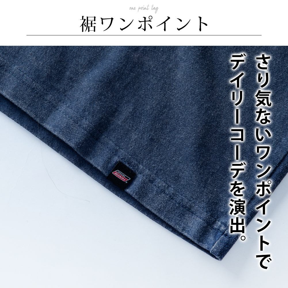 ジェネレス GENELESS 半袖 tシャツ メンズ ディッキーズ プリント ロゴ プリントtシャツ 春夏 GENUINE 大きいサイズ 夏 カットソー 綿 おしゃれ ブルー ストリート 半袖tシャツ (50.スミクロ/B) 50.スミクロ/B