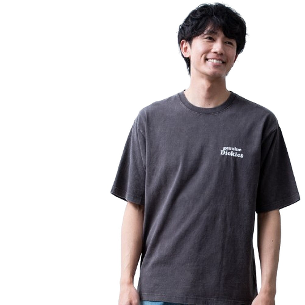ジェネレス GENELESS 半袖 tシャツ メンズ ディッキーズ プリント ロゴ プリントtシャツ 春夏 GENUINE 大きいサイズ 夏 カットソー 綿 おしゃれ ブルー ストリート 半袖tシャツ (48.スミクロ/A) 48.スミクロ/A
