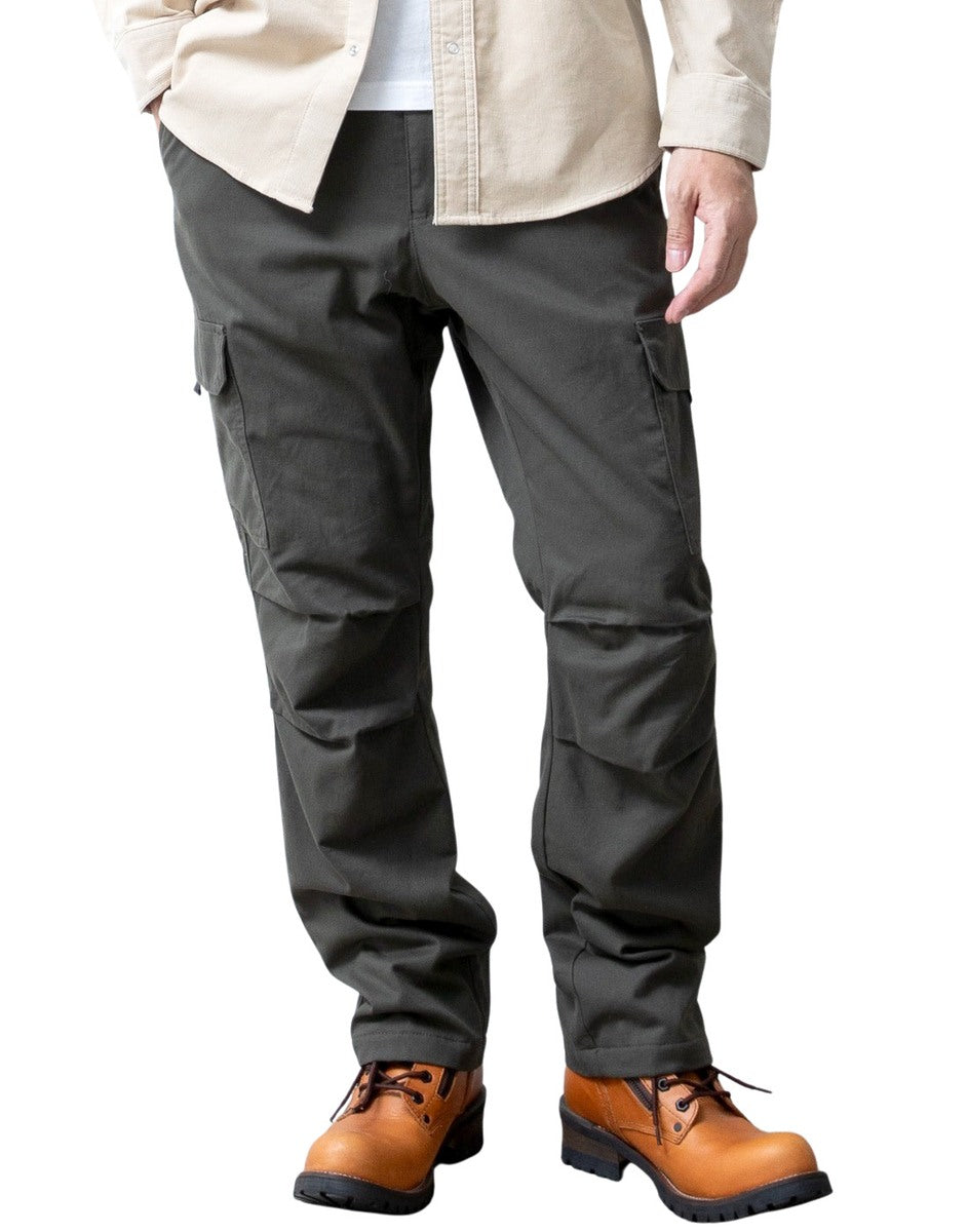 ジェネレス GENELESS カーゴパンツ メンズ 裏起毛 暖かい 裏フリース チェック おしゃれ 秋冬 ゆったり カーゴ パンツ ミリタリーパンツ 太め ボトムス 防寒 フリース チェックフリース ワイドパンツ (46.カーキ) 46.カーキ