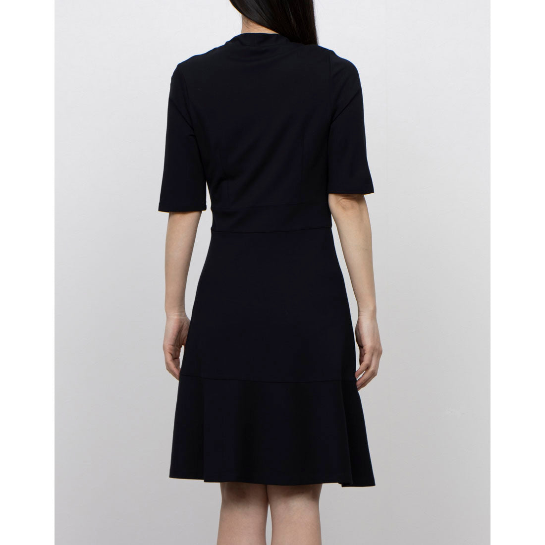 ホブズ HOBBS EMILIA PONTE DRESS (NAVY) NAVY