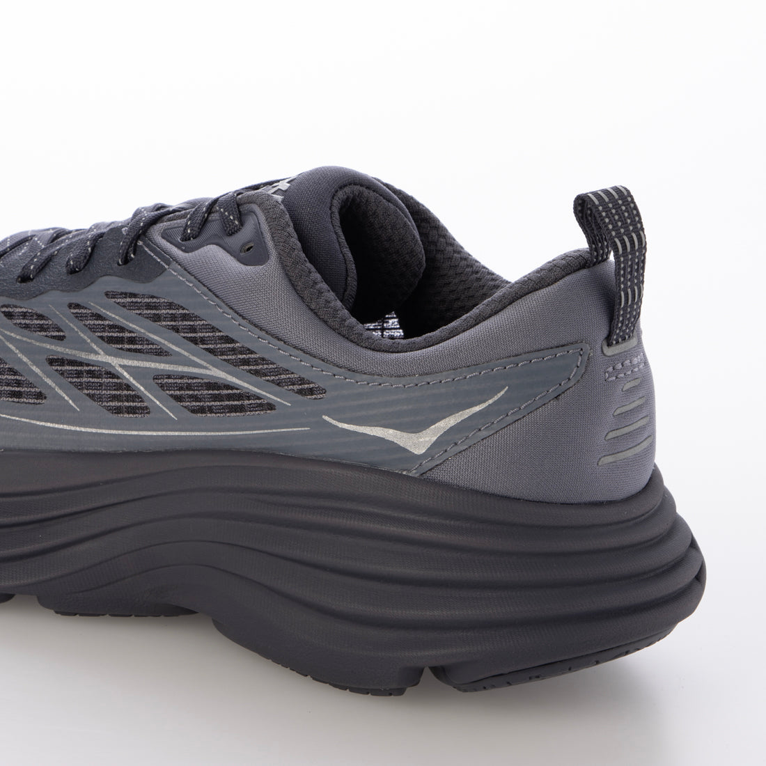 ホカ HOKA BONDI 8 TS CAGED (CHARCOAL GREY/GREY SKIES) CHARCOAL GREY/GREY SKIES