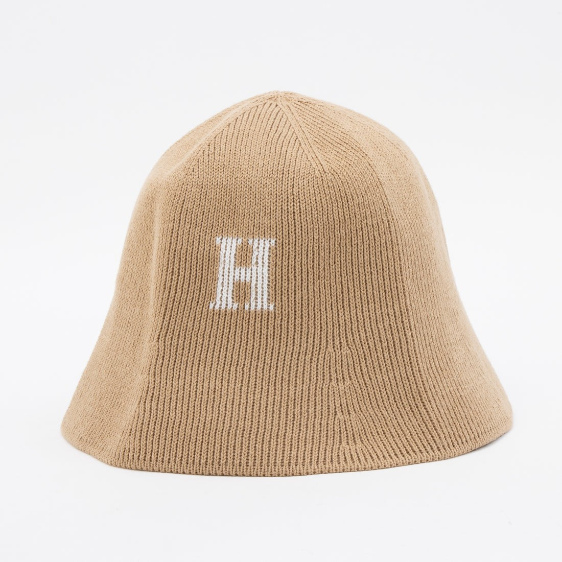 ホームゲーム HOMEGAME HOMEGAME - H LOGO COTTON KNIT HAT BEIGE【HG241415】 (BEIGE) BEIGE