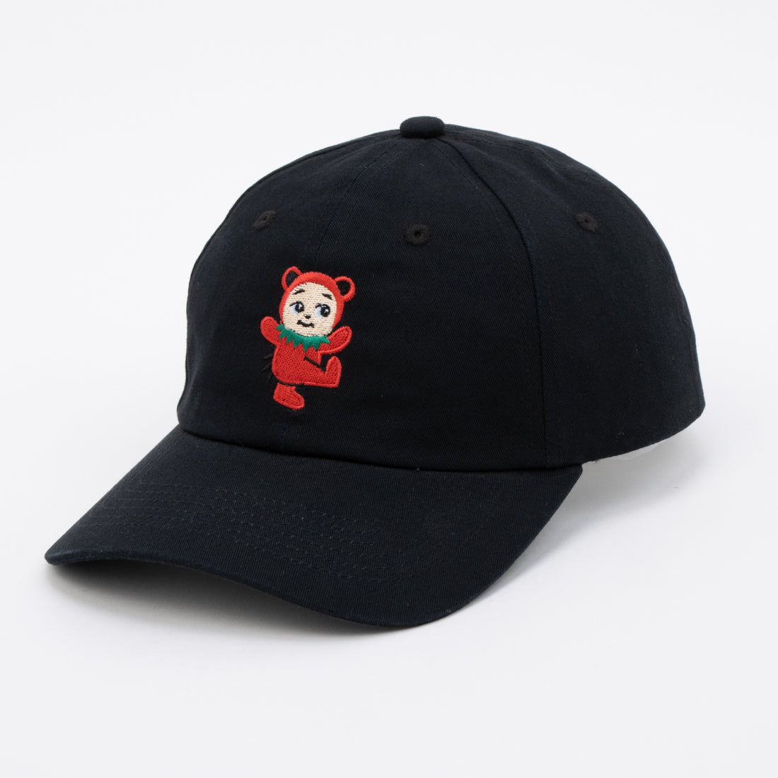 ホームゲーム HOMEGAME HOMEGAME - BABY DAD CAP BEAR BLACK/RED【HG241419】 (BLACK/RED) BLACK/RED